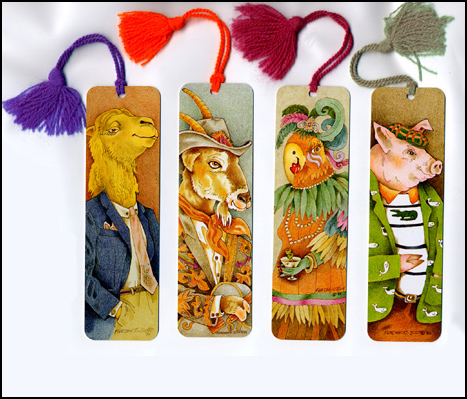 Animal People Bookmarks